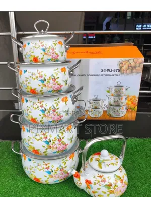 12pcs Enamel Cookware Set
