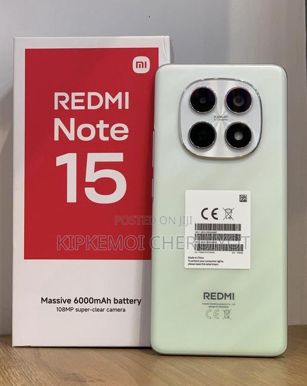 New Xiaomi Redmi Note 15 256 GB Black - thumbnail 2