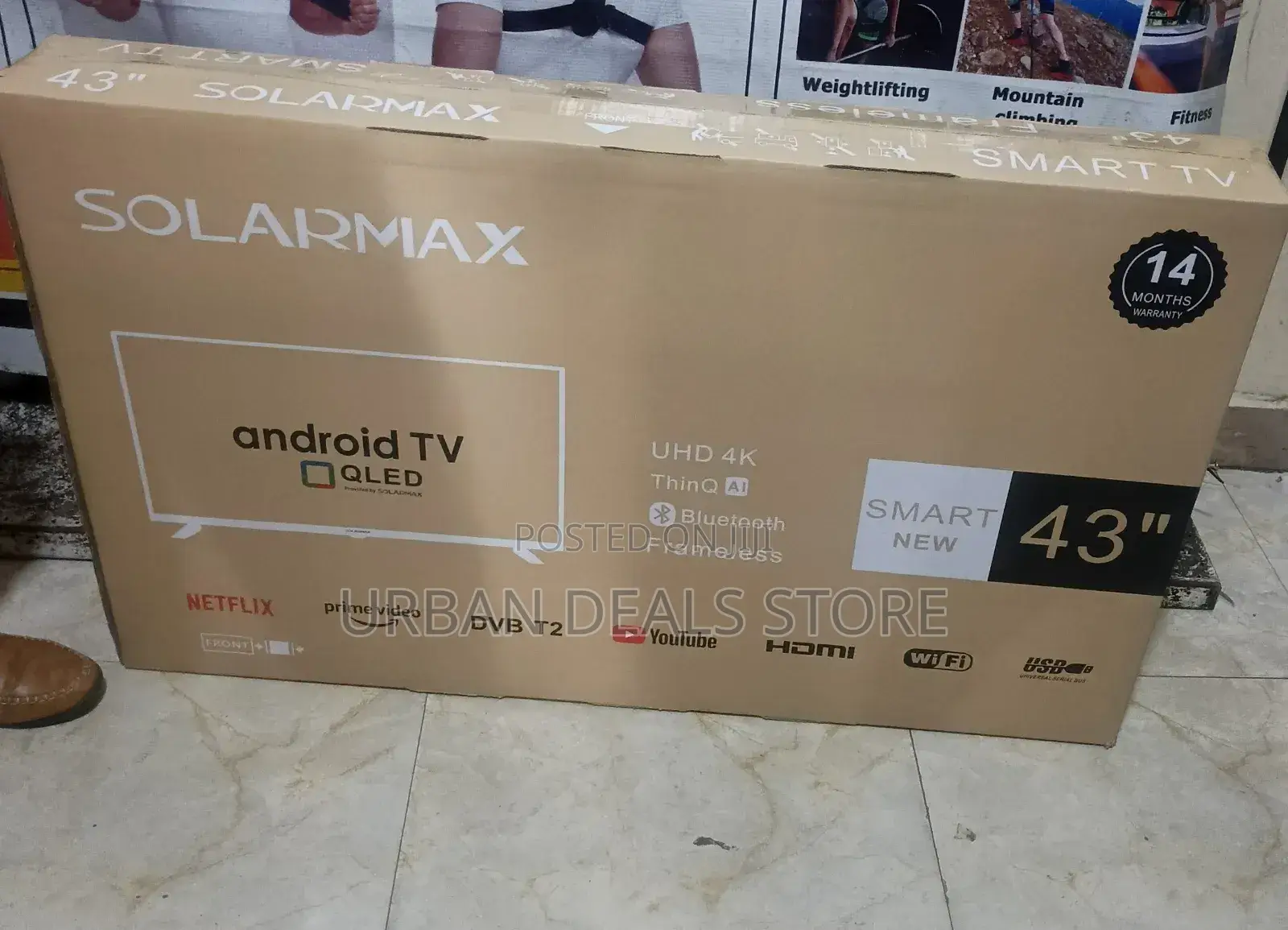 Solarmax 43" Smart Android Digital Tv