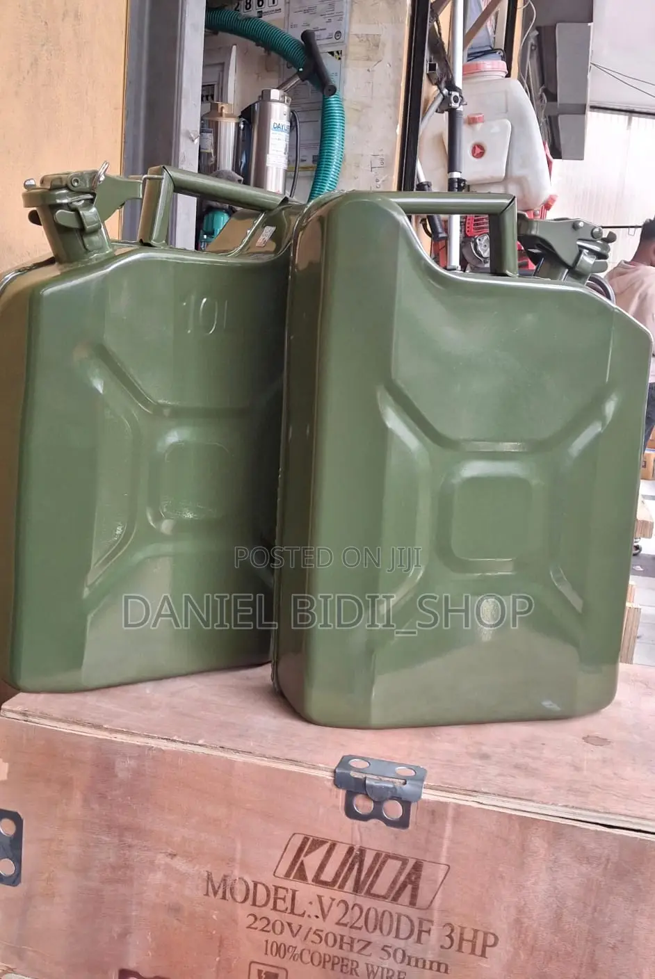 10liters Fuel Metallic Jerrycans