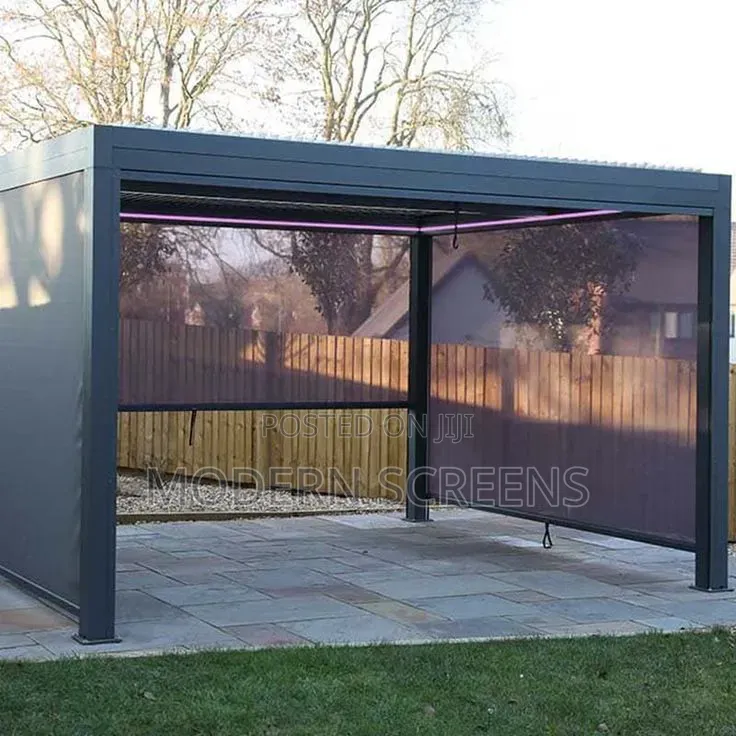 Ziptrack Outdoor Motorized Blinds