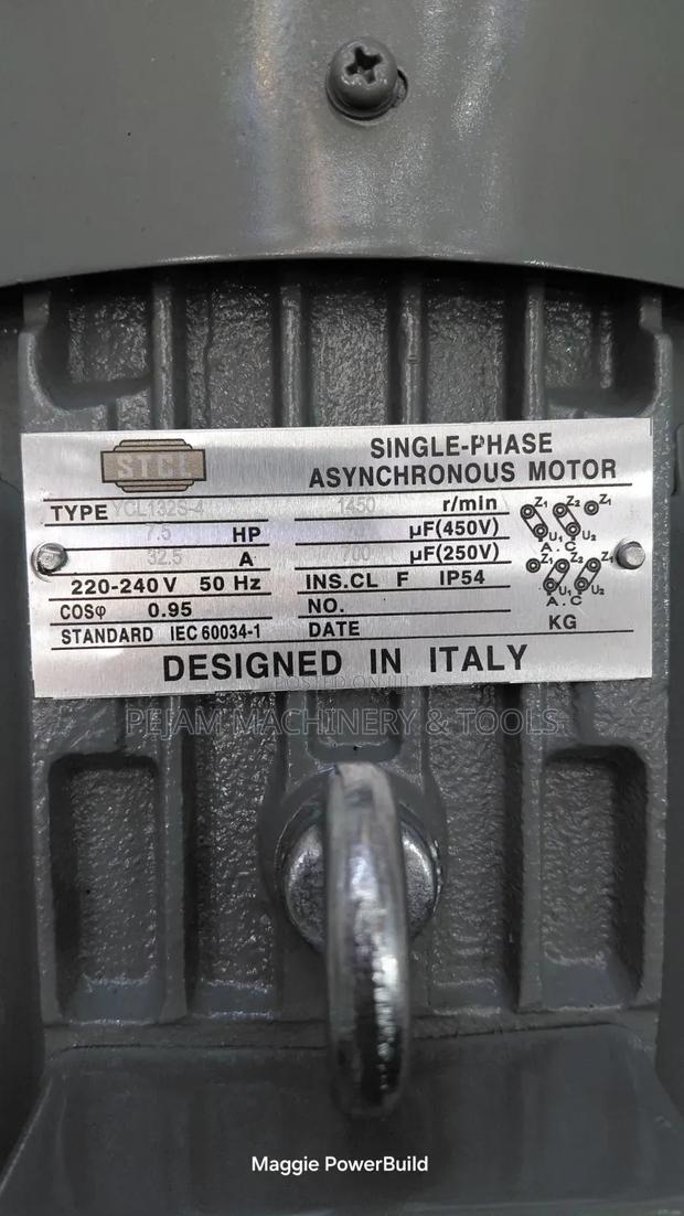 Ycl132s 7.5hp Single Phase Electric Motor Low Speed 1450rpm - thumbnail 3