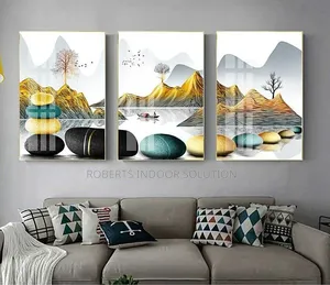 Wall Art Set Featuring a Landscape