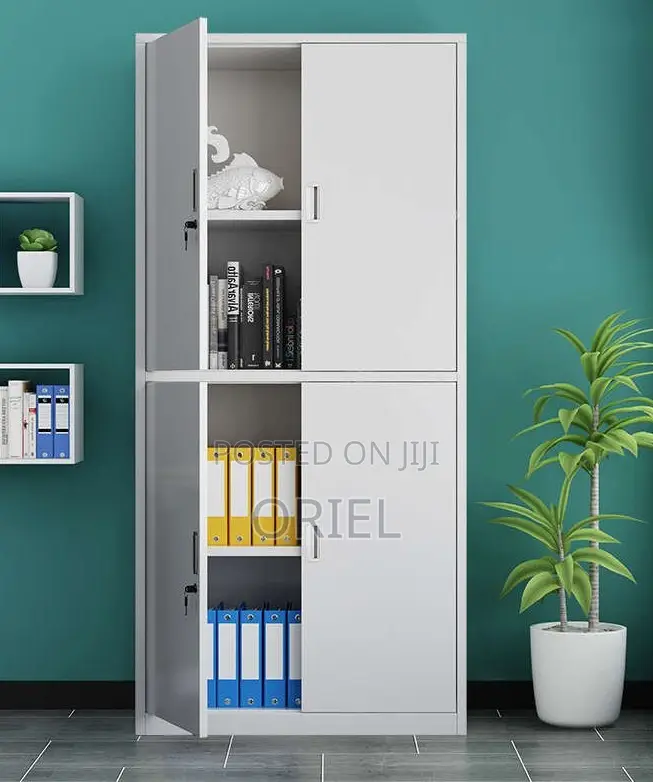 Office Cabinet : 4-Door Document Storage Office Cabinet