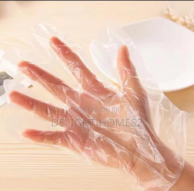 Food Grade Disposable Kitchen Clear Gloves_nje