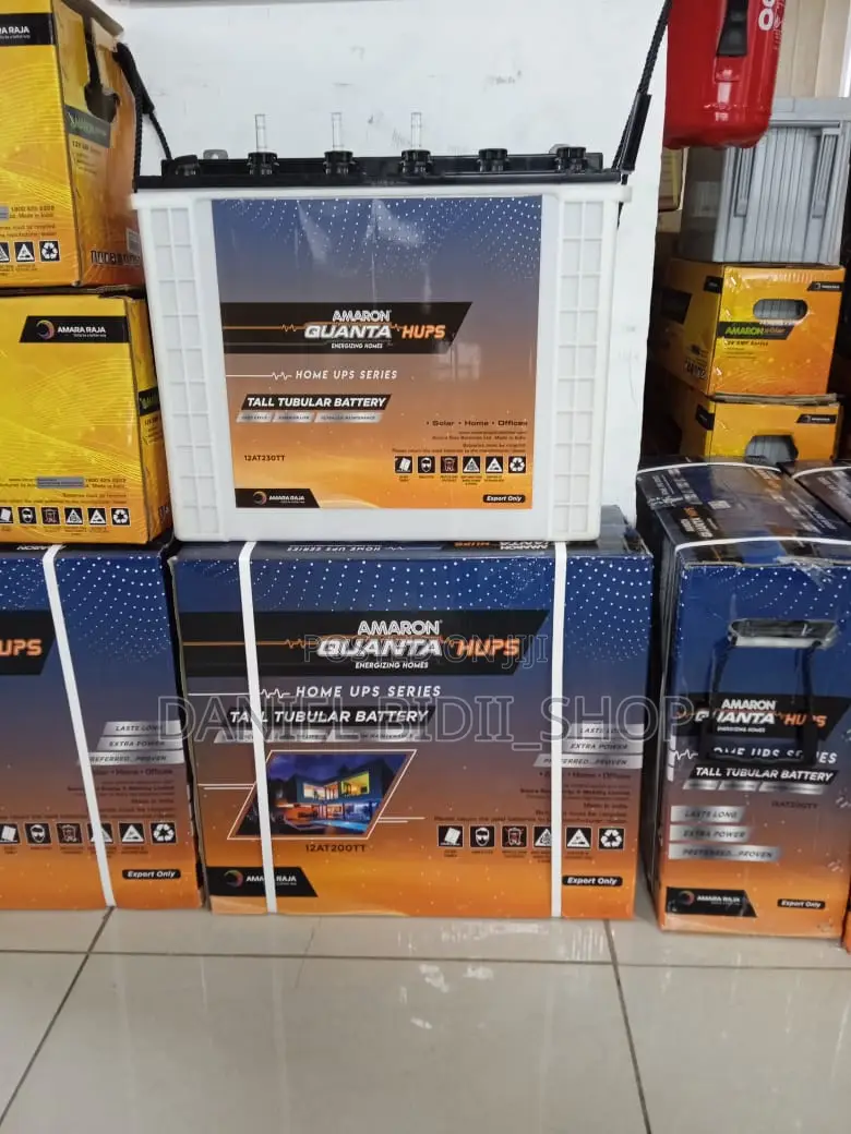 Tall Tubular Amaron Quanta Backup Battery 200ah 12v