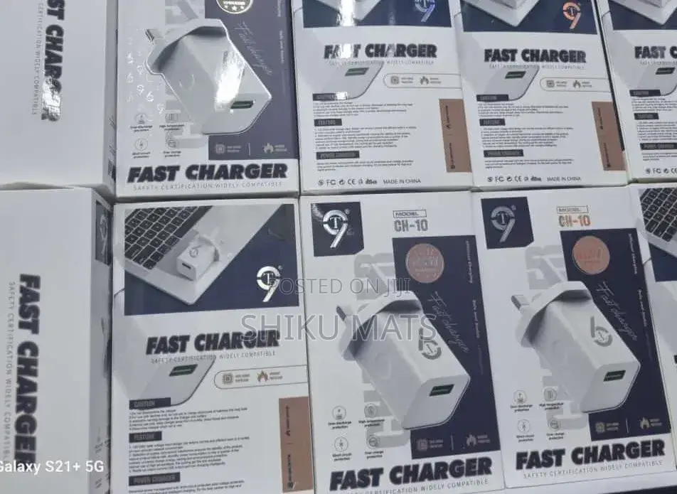 T9 Fast Charger for iPhone, Micro Type-C, Fast Charging Adapter