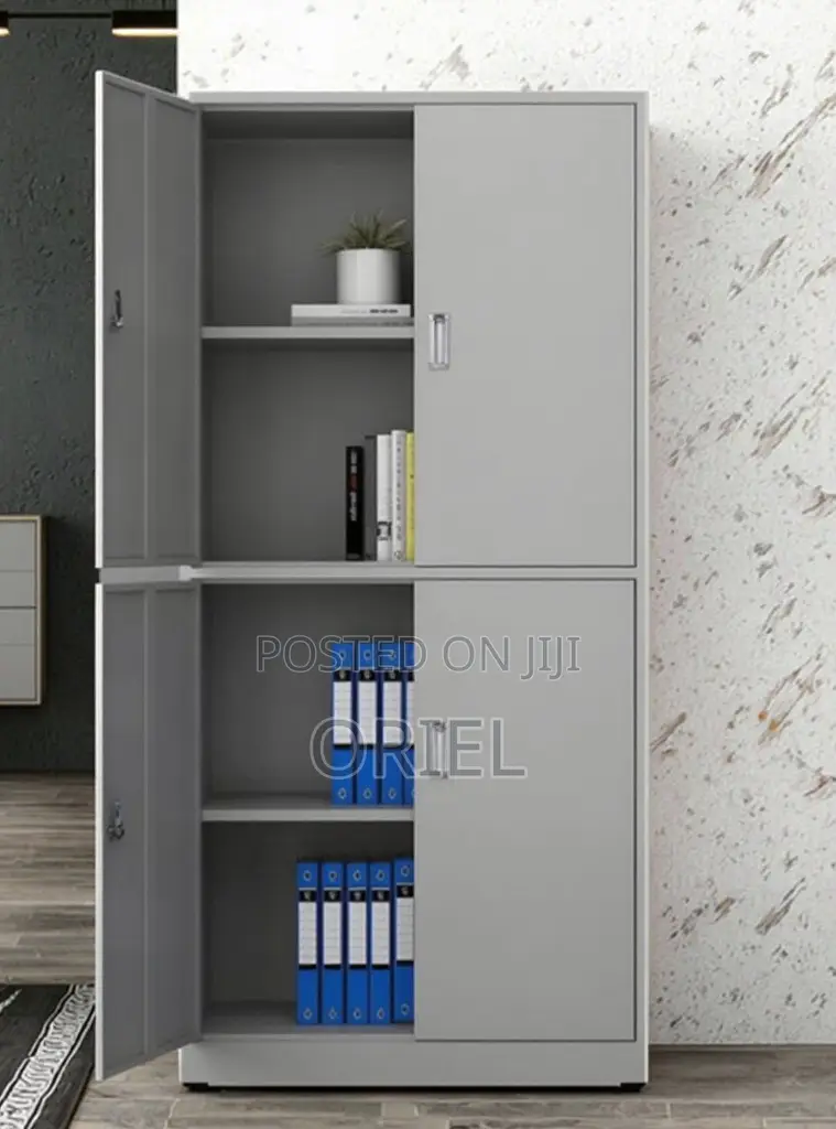 Office Cabinet : 4-Door Document Storage Office Cabinet