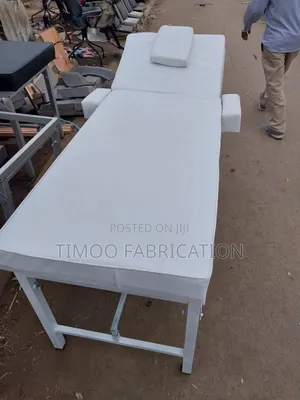 Foldable White Massage Bed