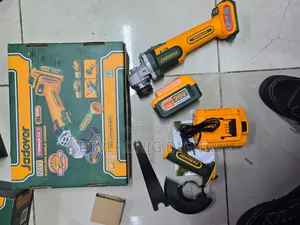 Cordless Angle Grinder 20v 1battery Charger Handle Guard