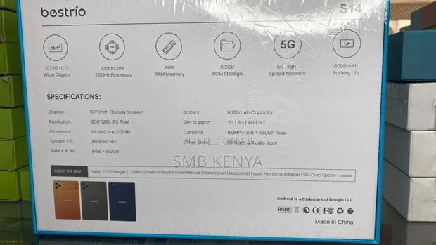 New Bestrio Tab S12 512 GB Gray - thumbnail 2