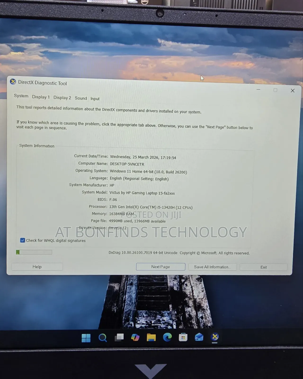 Laptop HP Victus 15 16GB Intel Core i5 SSD 512GB