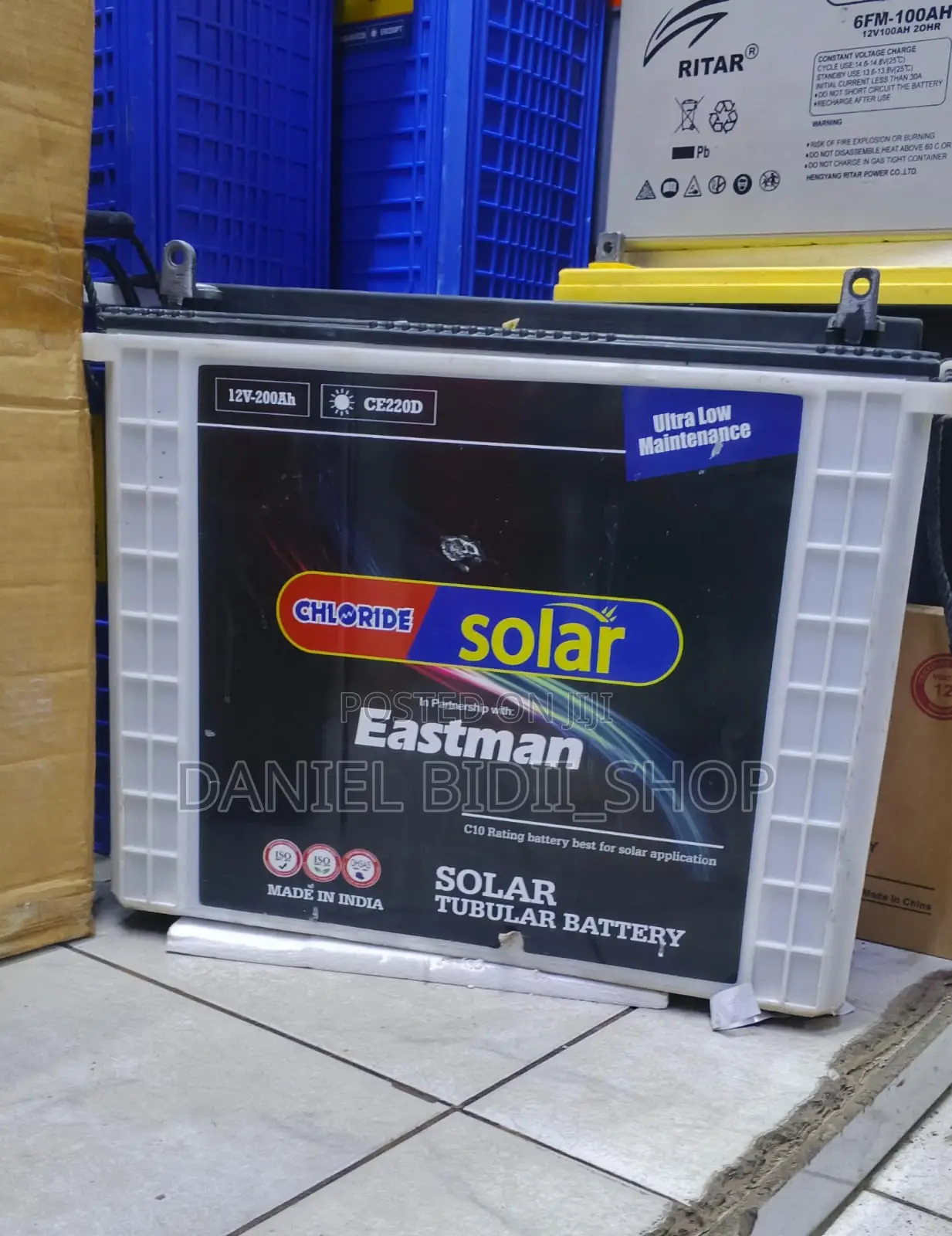 Eastman Chloride Solar Backup Battery 200ah 12v