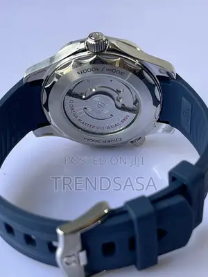 Omega Sea-Master Blue Dial and Rubber Straps Watch