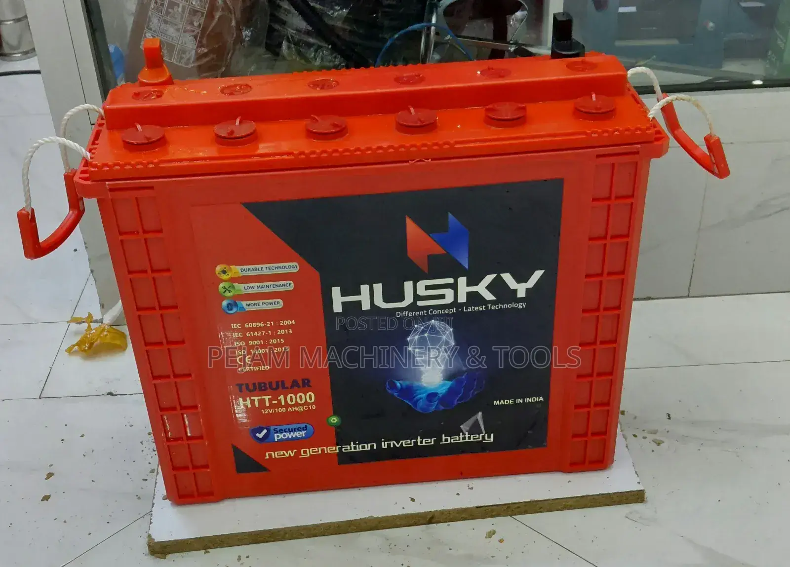 100ah Husky HTT-1000 Tubular Inverter Battery