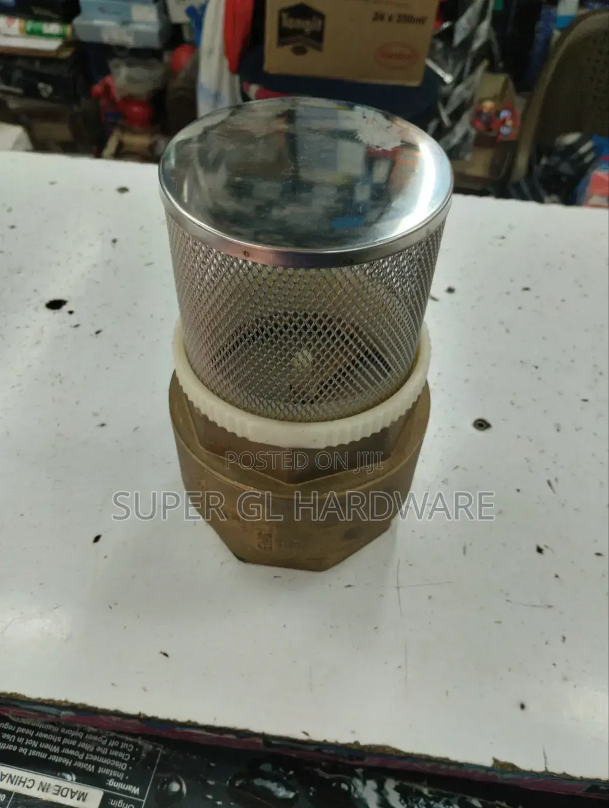 Pegler Brass Foot Valve With Strainer