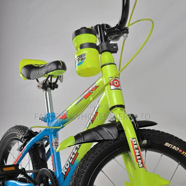 Denim Bike Size 16 for Kids Age (4-7) Years Color Green