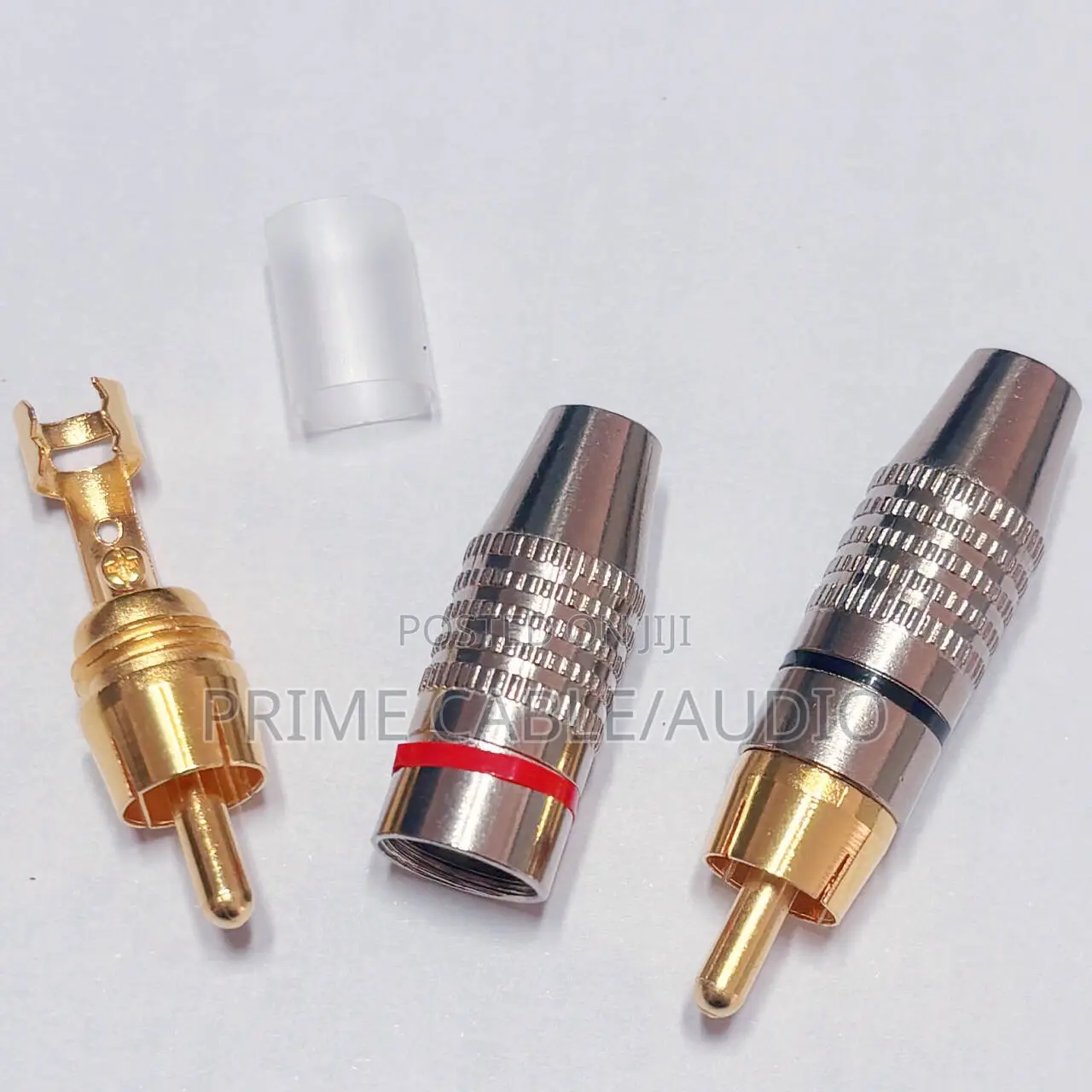 High-Quality Rca Male Audio Connectors ( Gold-Plated)