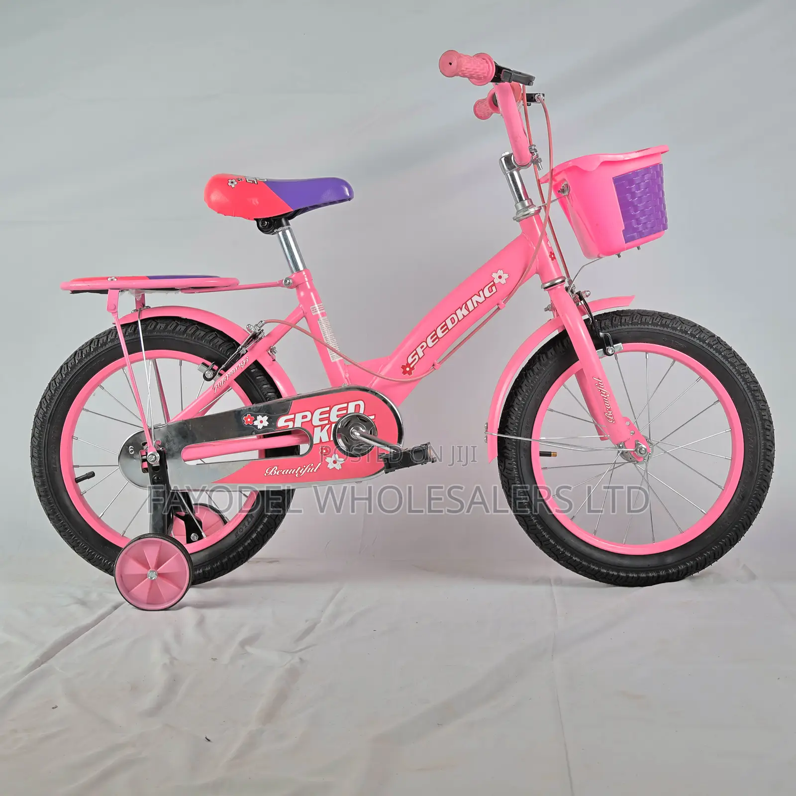 Girls Pink Purple Kids Bike Size 16