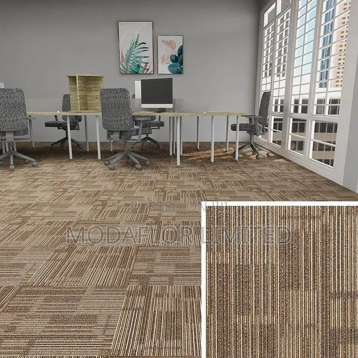 Carpet Tiles for Flexible Floor Design and Easy Installation Use