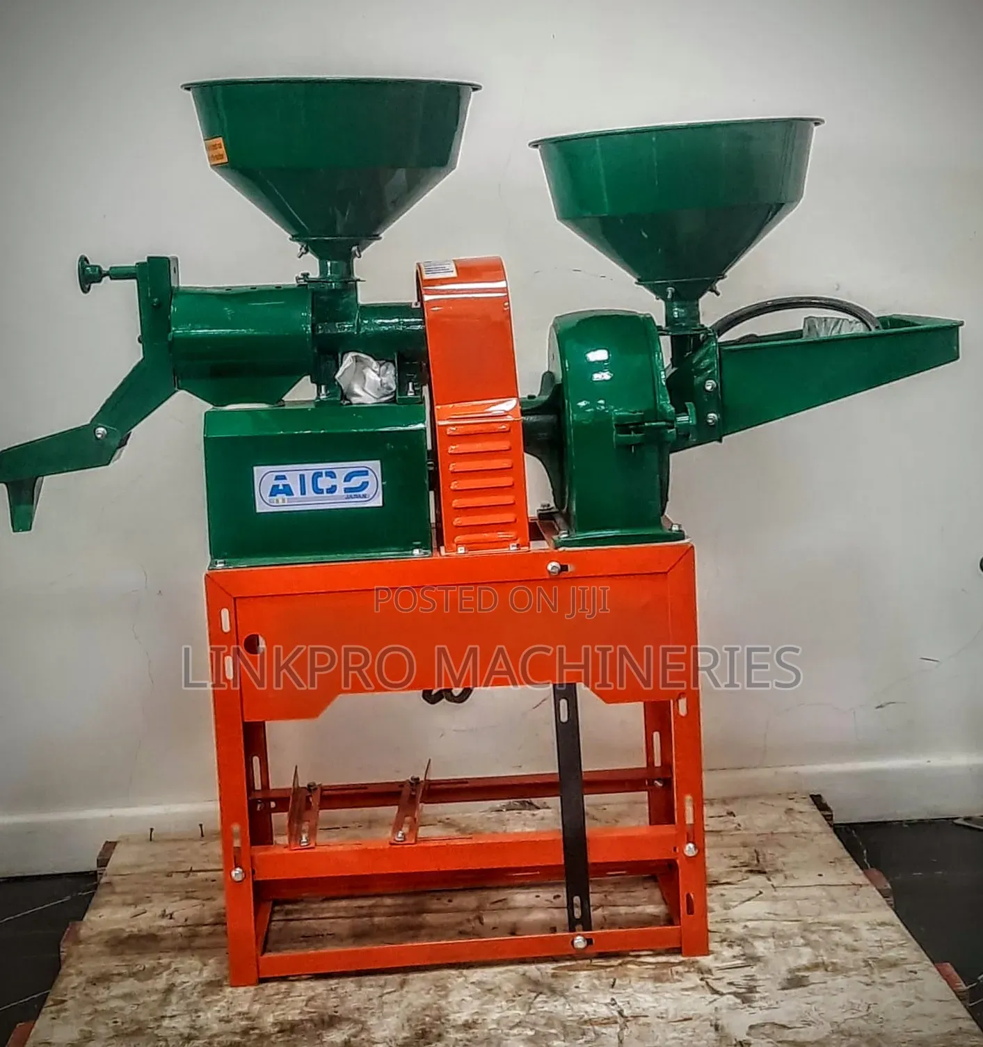Aico Japan Rice Milling Machine With 3hp Motor Production 200kgs/Hour