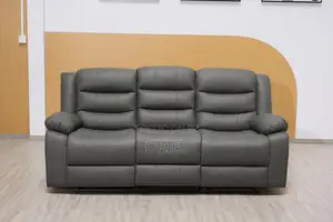 Office Sofa : 6-Seater Leather Reclining Executive Home/Office Sofaset