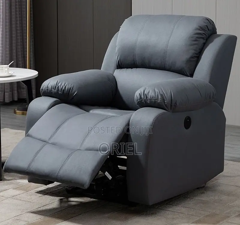 Office Sofa : 6-Seater Leather Reclining Executive Home/Office Sofaset