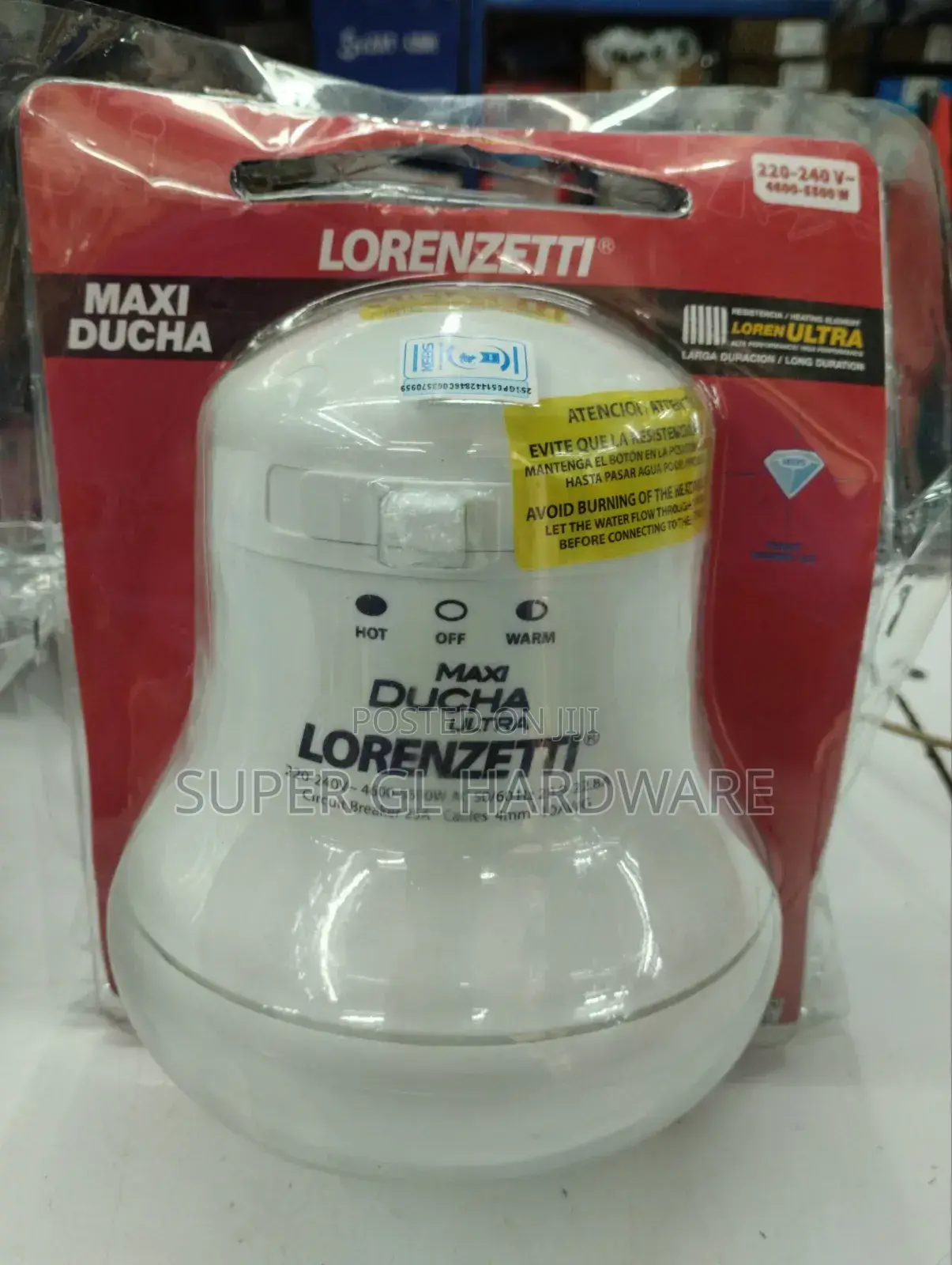 Lorenzetti Maxi Ducha Ultra Electric Shower