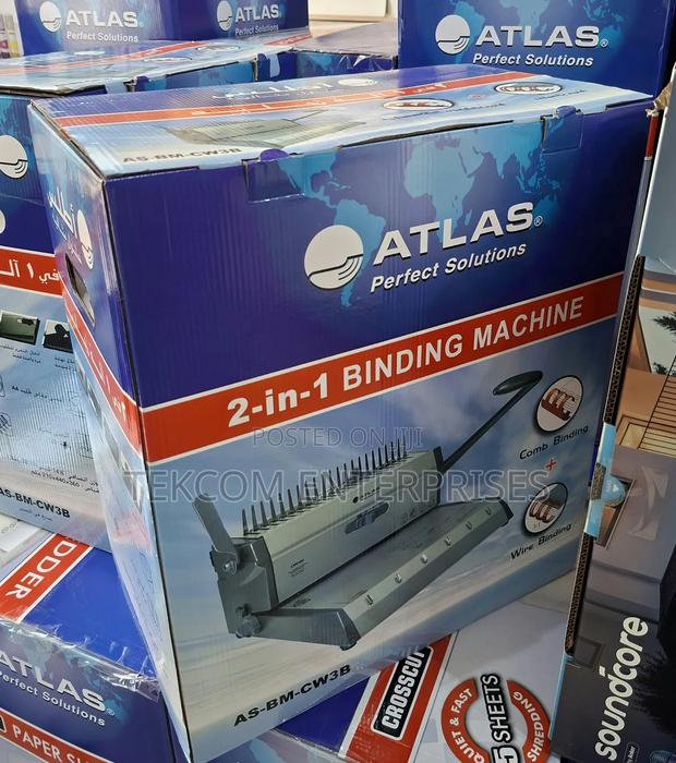Atlas 2in1 Comb / Wire Binding Machine Heavy Duty - main view