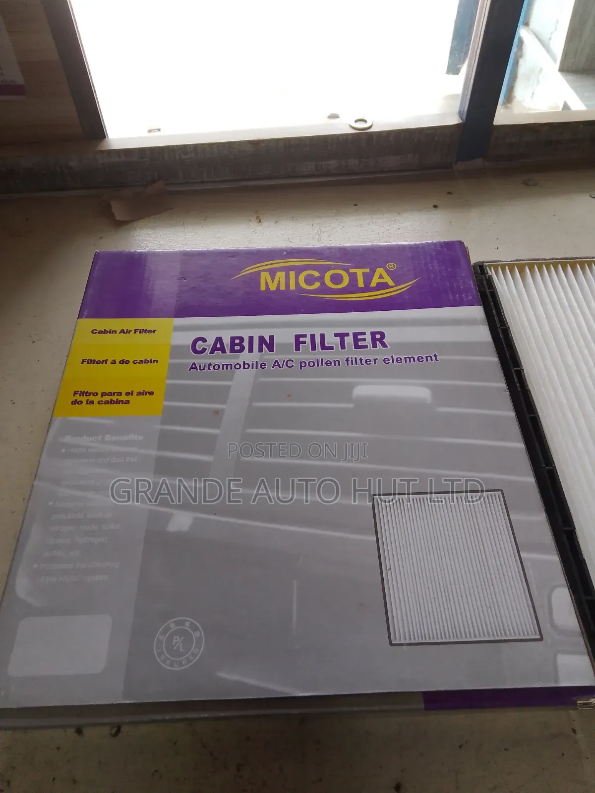 Ac Filter Hyundai Elantra 2005 (Micota Brand)