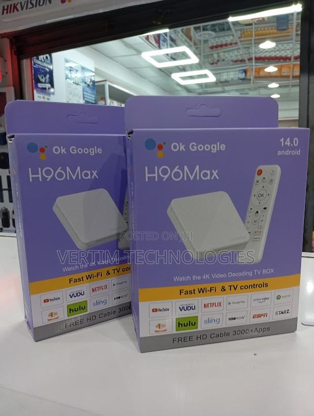 H96max 2+16gb Storage Android 14.0 Tv Box New Gadget - thumbnail 2