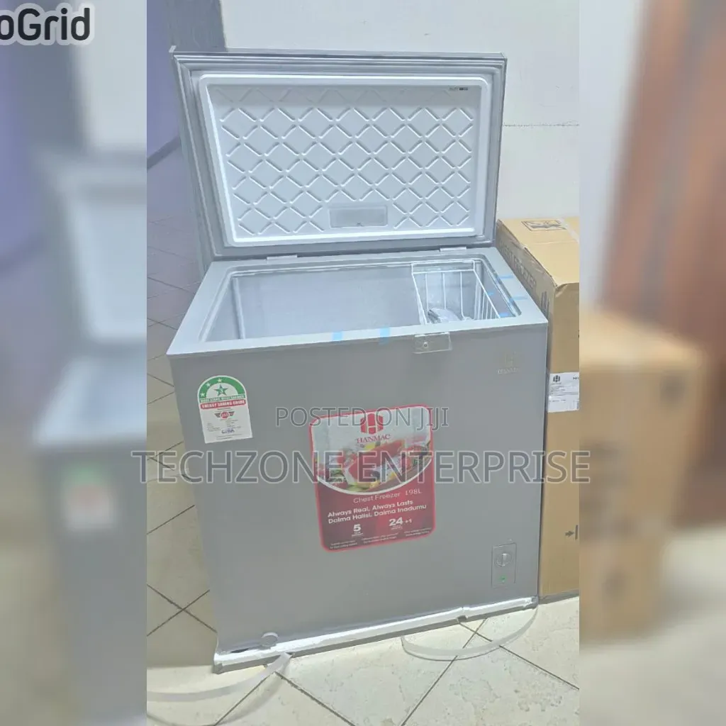 200 Litres Hanmac Deep Freezer, Silver 
