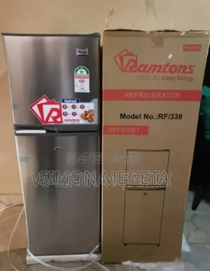 Shinny Black Ramtons 138l Fridge