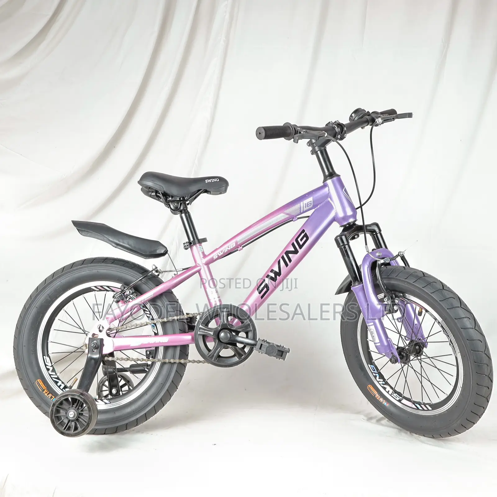 Kids 16” Swing Fat Tyre Bike – Ride Smooth, Ride Safe