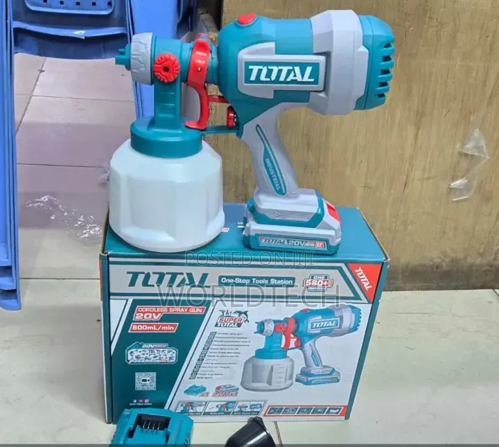 Total Cordless Paint Spray /20v Rechargeble Total Spraypaint