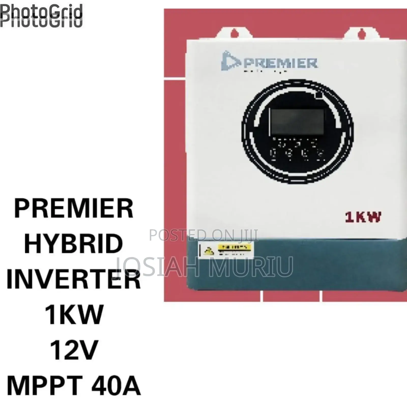 Premier 1kw Hybrid Inverter 12v MPPT 40a