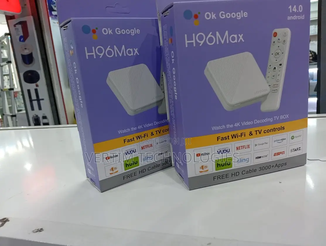  Uhd Android Tv Box H96max 2+16 Android 14.0