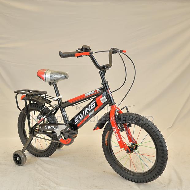 Swing 16 Inch Kids Bike With Bell – Fun, Safe Ready To Ride - main view