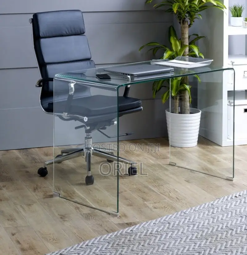 Office Chair : Ergonomic Black Pu Leather Executive Office Chair