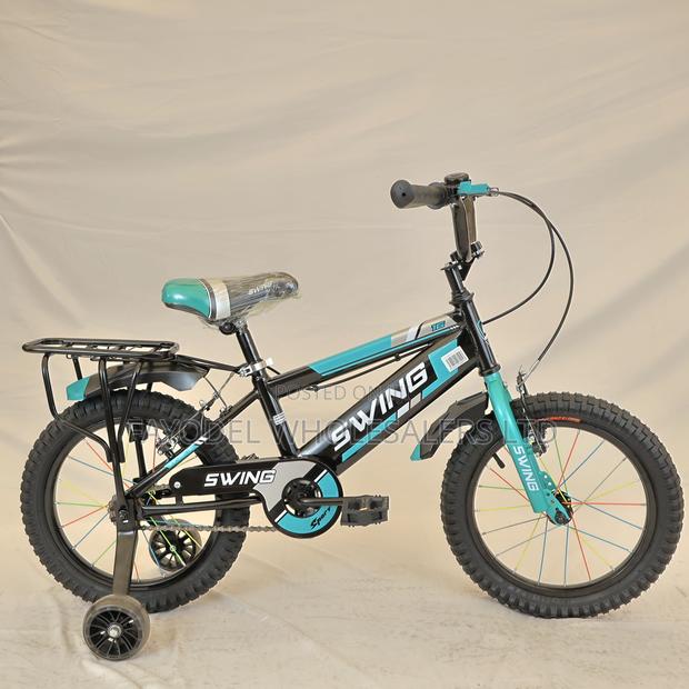 16” Swing Kids Bike With Carrier – Extra Storage