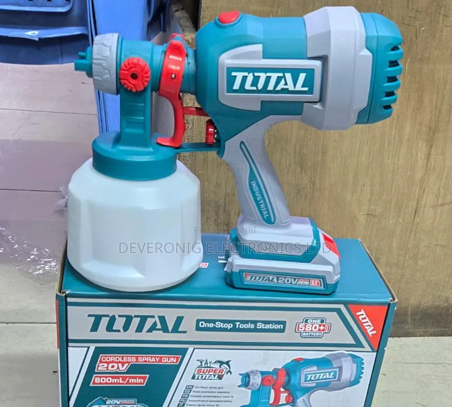 Total Cordless Spraying Gun 1000ml 20v