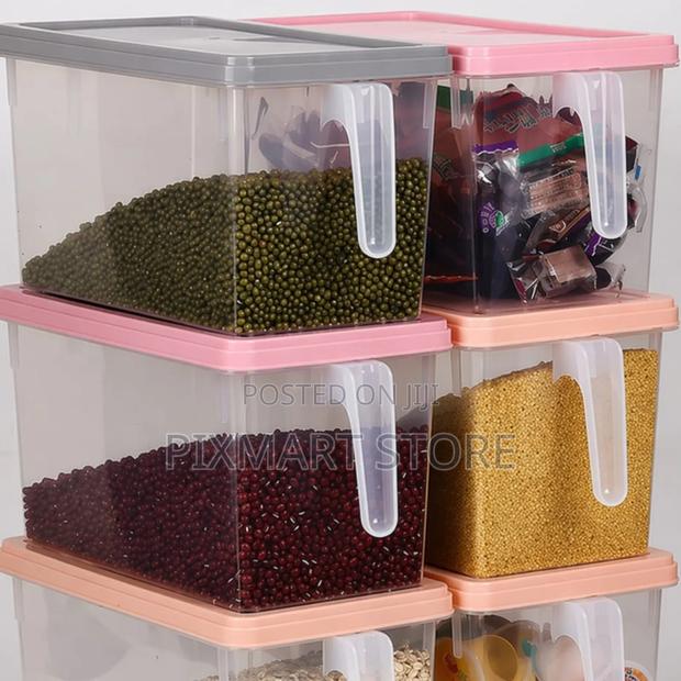 Adix Fridge King 5l Clear Storage Container With Handle