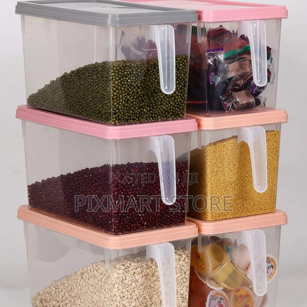 Adix 5l Fridge Storage Box With Lid Open Handle - main view
