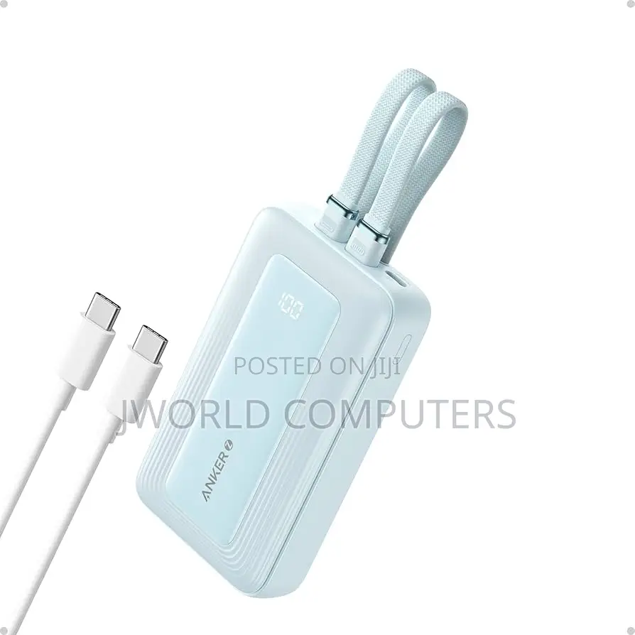 Anker Zolo Charger (30w,P.D 3.0 With Cable) White