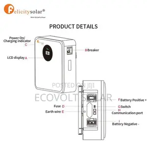 5.12kwh 24v 200ah Felicity Lithium Battery