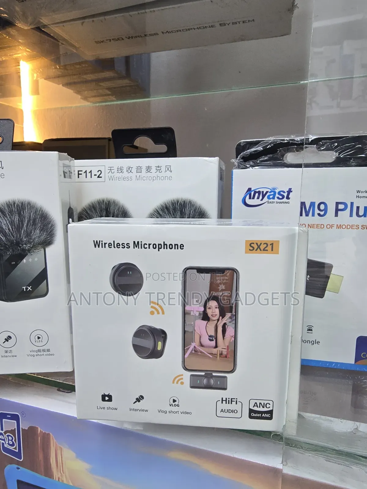 Sx21 Wireless Microphone – Hifi Audio + Anc Noise Reduction