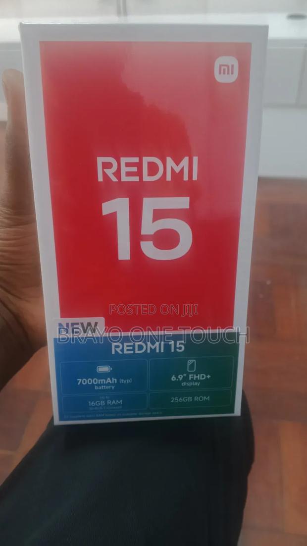 New Xiaomi Redmi 15 256 GB Black