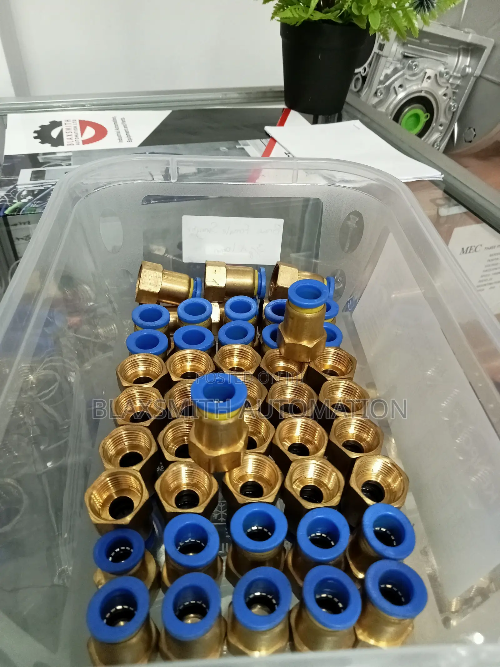 Pu Female Straight Connector