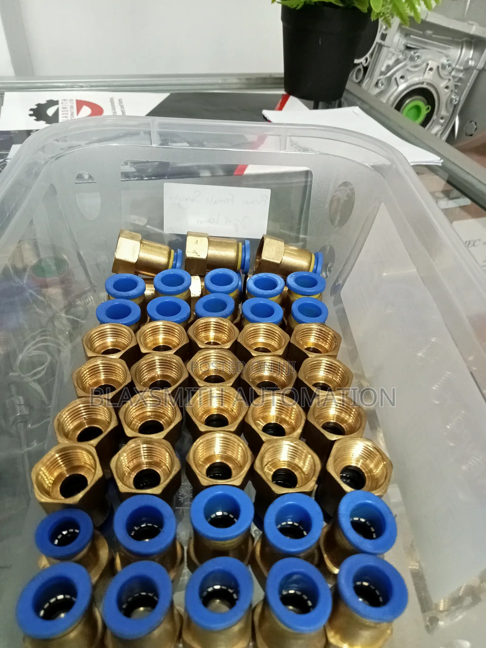 Pu Female Straight Connector
