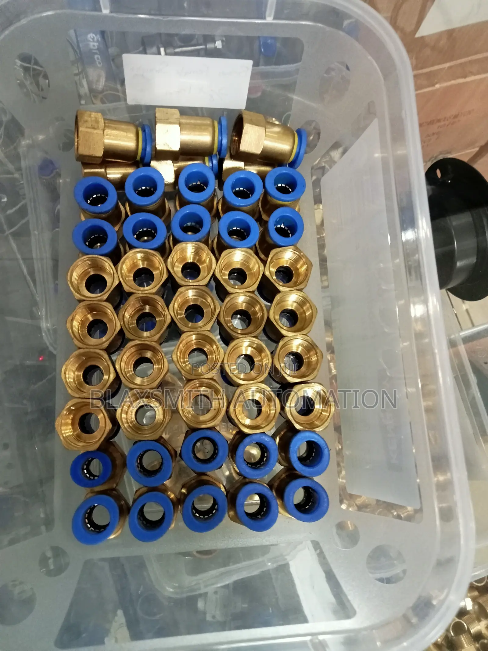 Pu Female Straight Connector